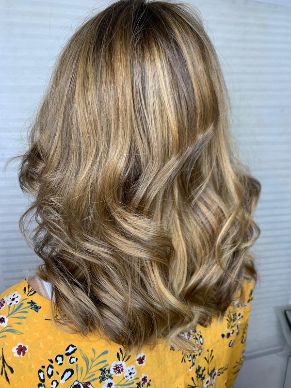 Balayage Caramel Braun